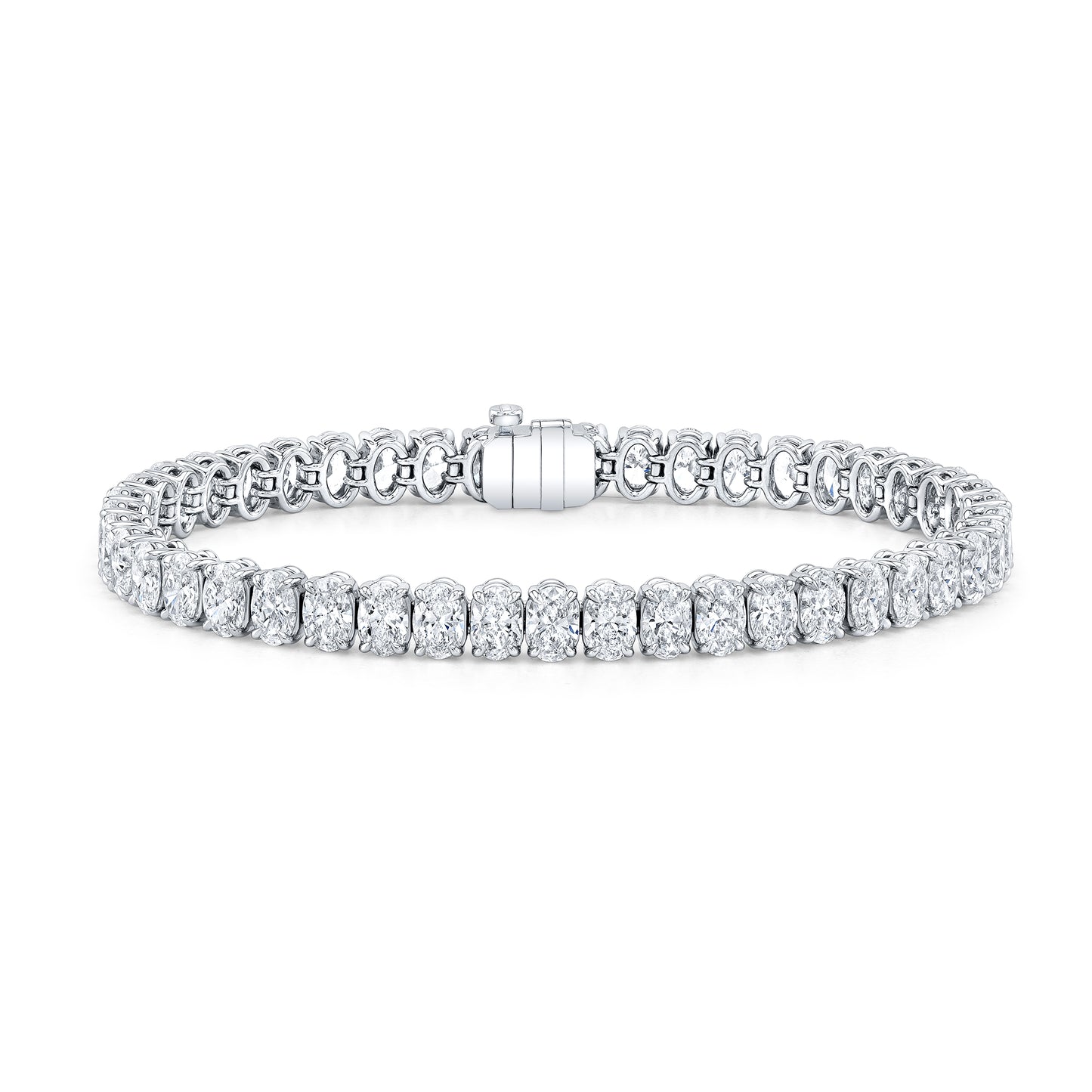 Thirteen Carat Oval Tennis Bracelet